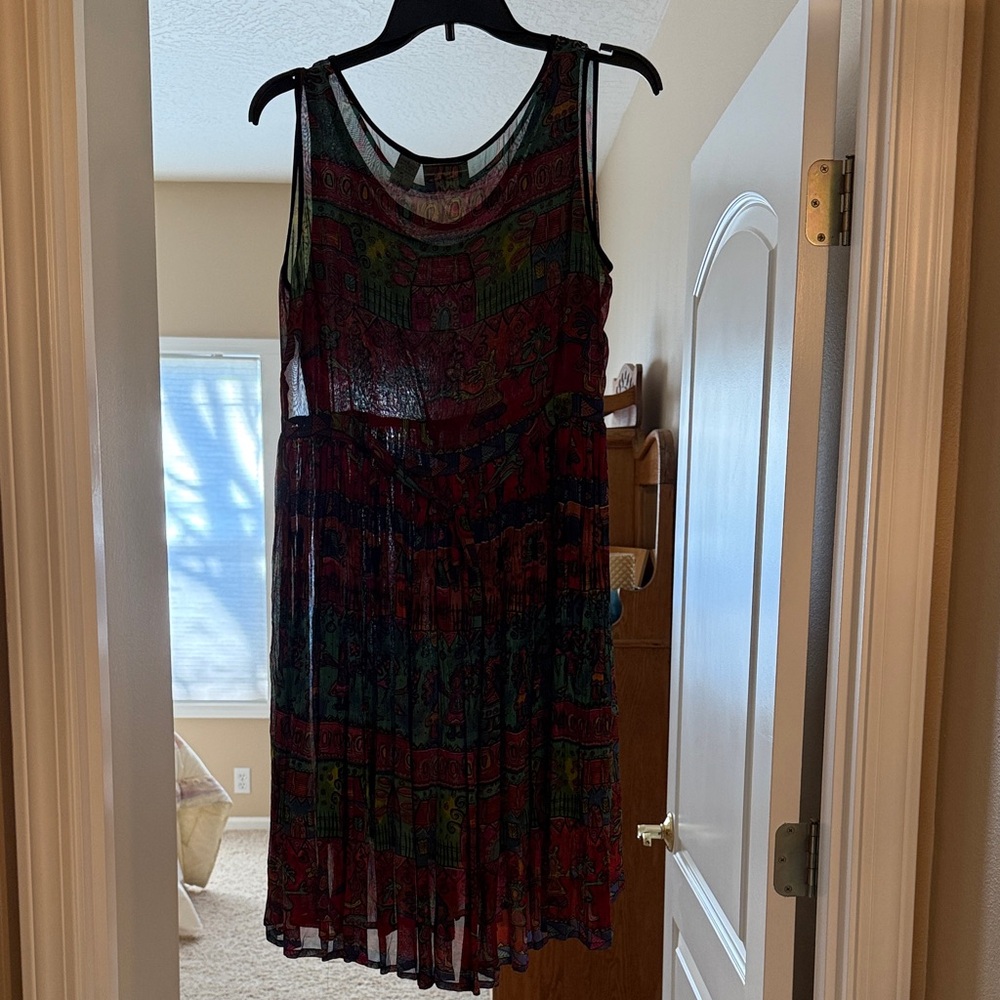 Bila Multicolor Sleeveless Midi Dress - Picture 3 of 9